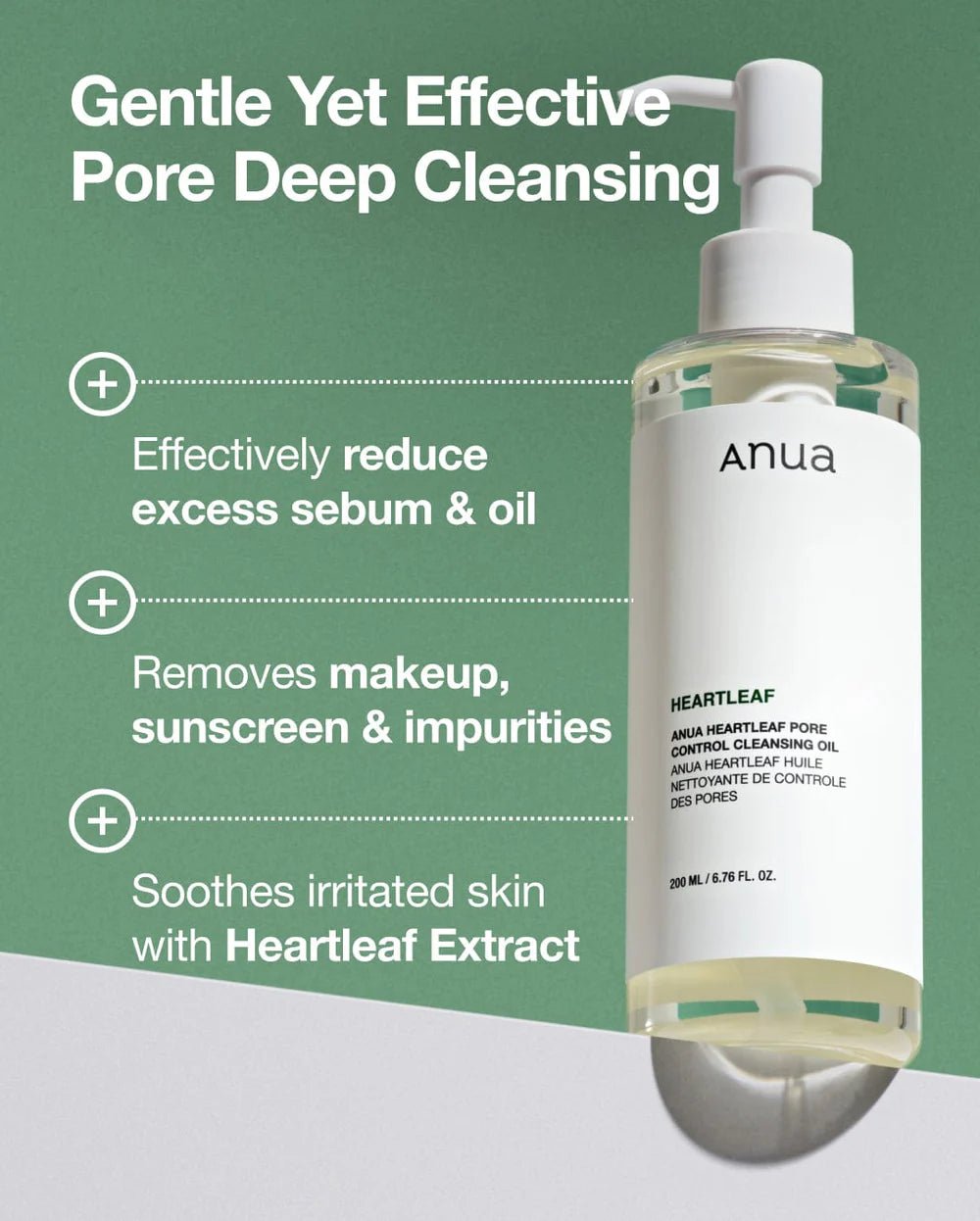 Anua heartleaf pore control cleansing oil 200ml - Asian Hera