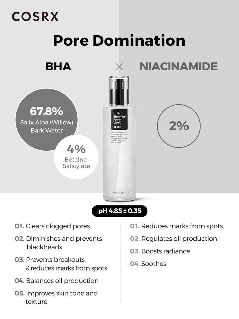 Cosrx BHA blackhead power liquid 100ml - Asian Hera